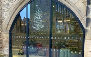 mainfeston and design window film graphic